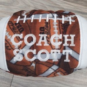 Personalized Football Travel Pillow